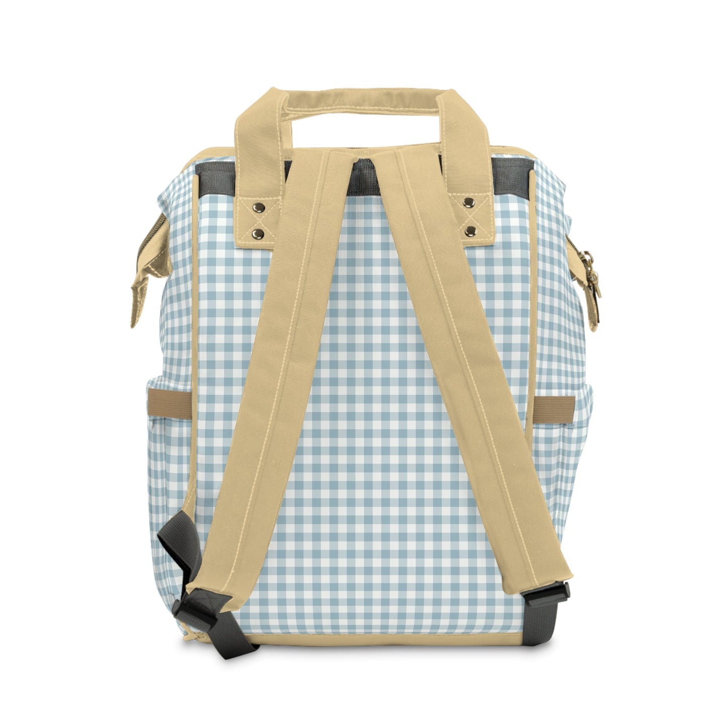 Backpack Bag in Blue Gingham - Modern Kastle Shop