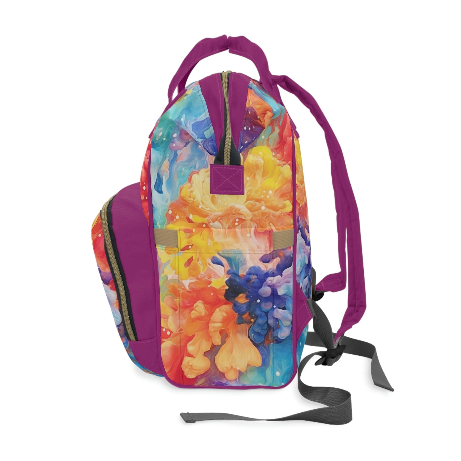 Backpack Bag in Neon Billows - Modern Kastle Shop