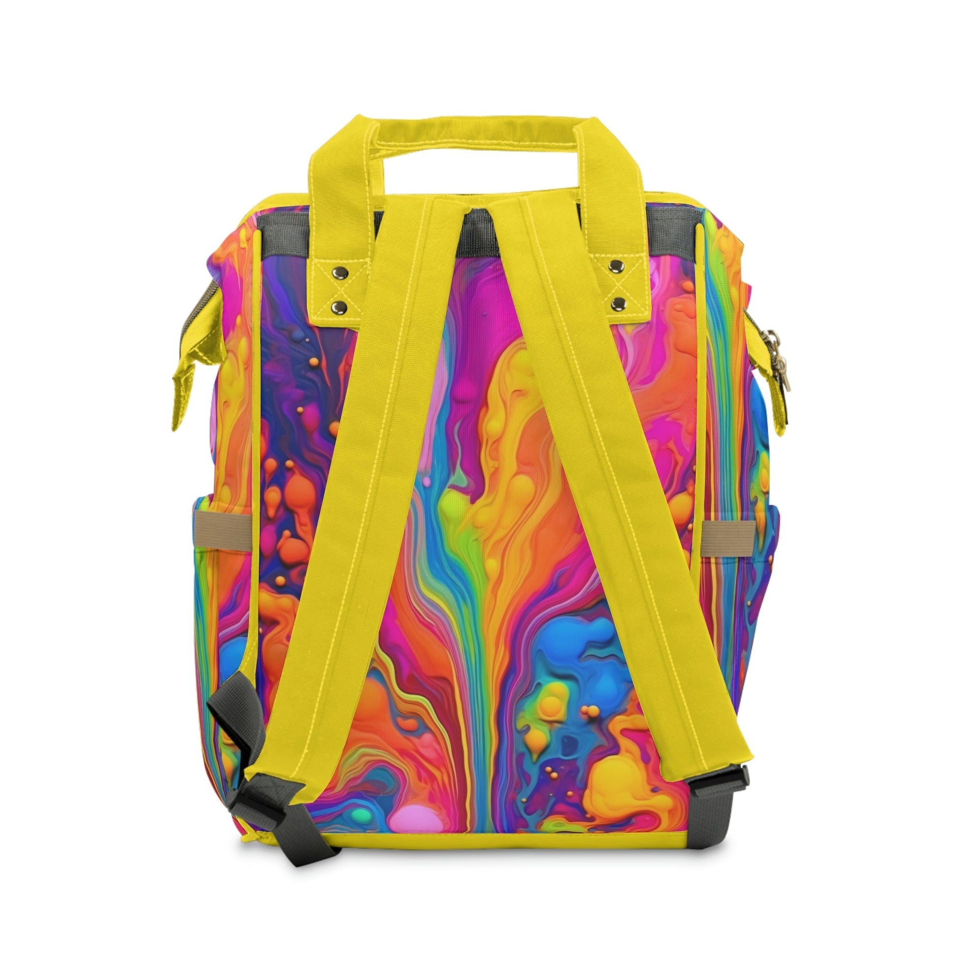 Backpack Bag in Rainbow Flow - Modern Kastle Shop