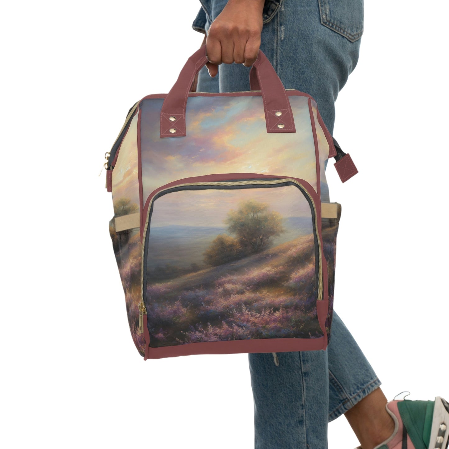 Backpack Diaper Bag in Lavender Hill - Modern Kastle Shop