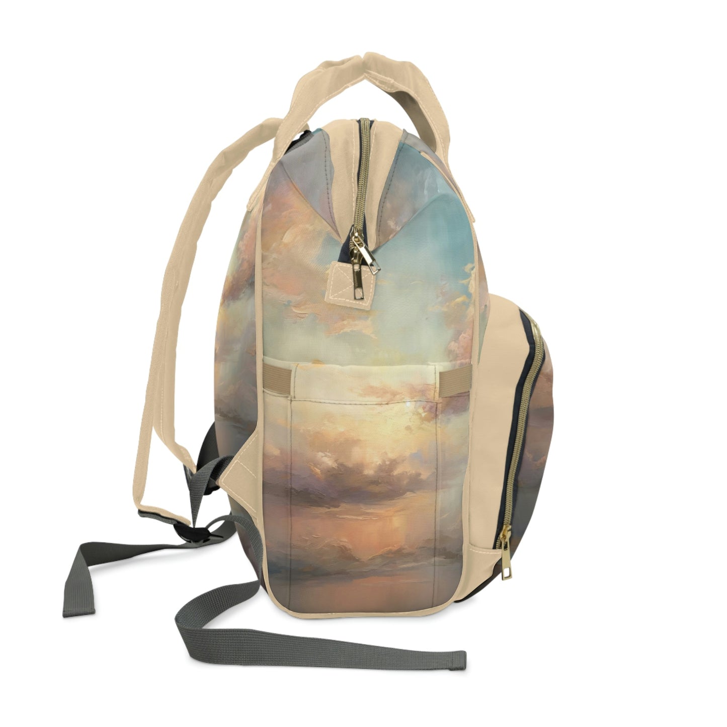 Backpack Diaper Bag in Peaceful Sunset Beach - Modern Kastle Shop