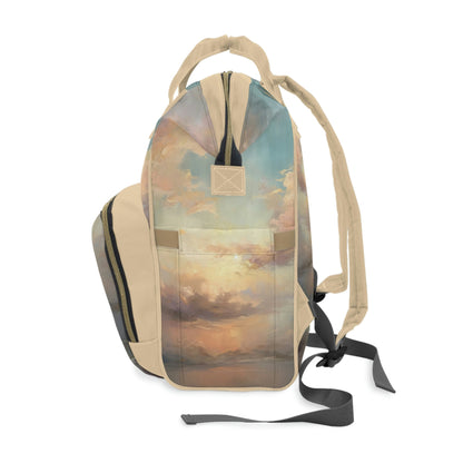 Backpack Diaper Bag in Peaceful Sunset Beach - Modern Kastle Shop