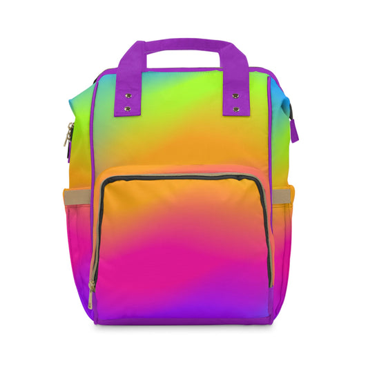 Diaper Backpack Bag in Neon Smoke - Modern Kastle Shop